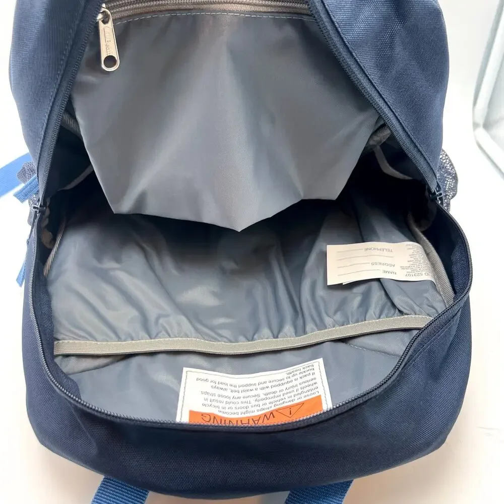 L.L. BEAN Kid's Explorer Backpack 25L Classic Navy Deep Glacier Blue NWT